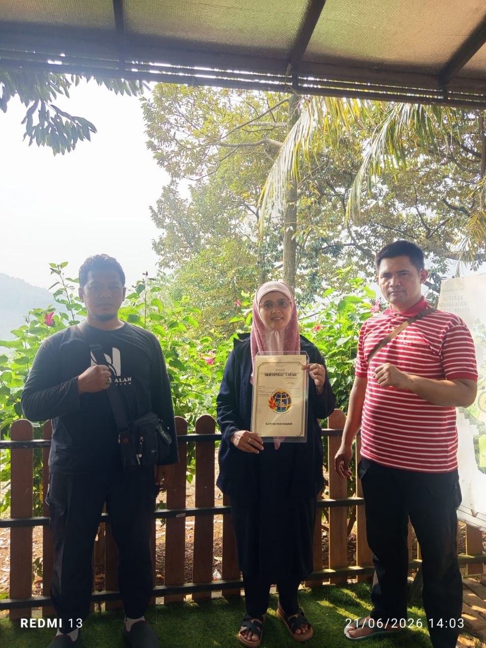 Serah Terima SHM Tanah Murah Di Bogor Selatan, SHM & View Pegunungan 